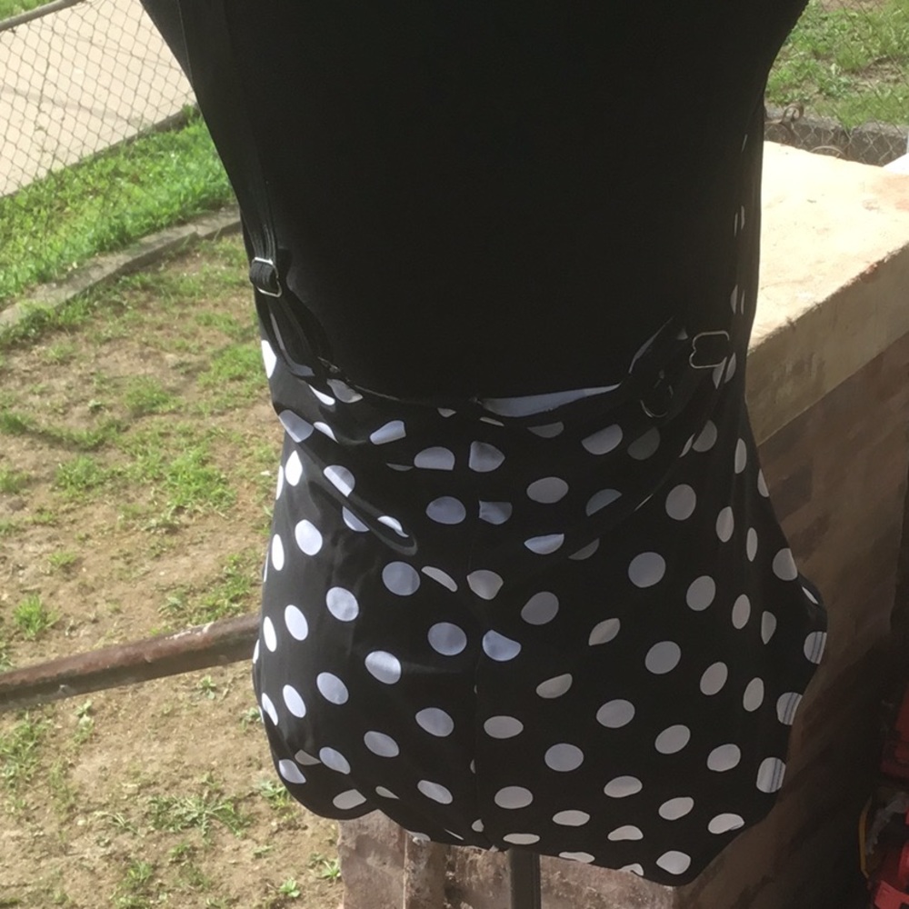 Black and White polka dot. Plus size swim. XXL - Picture 4 of 5